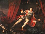 William Hogarth David Garrick as Richard III oil painting
